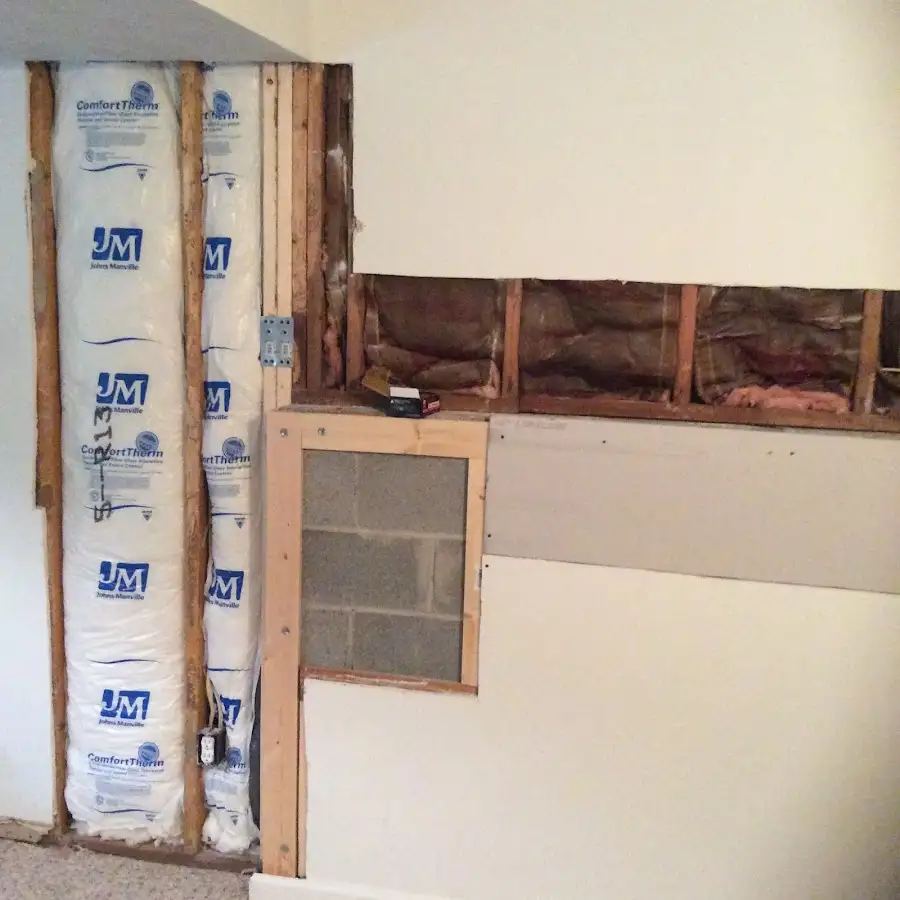Wall insulation replacement during Odor Removal & Deodorization in Harrington Park